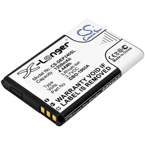 Doro Battery for DFC-0390 DFB-0370 7439 7001H 6821 6061 5861 (380147) - 1
