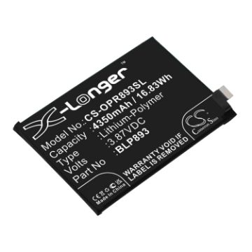 Oppo Reno 7 5G Battery BLP893 for PFJM10 - 1