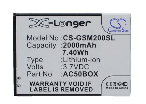 Battery for Archos 50B Oxygen/Platinium/Neon 4G (AC500BNE AC50BOX) - 1