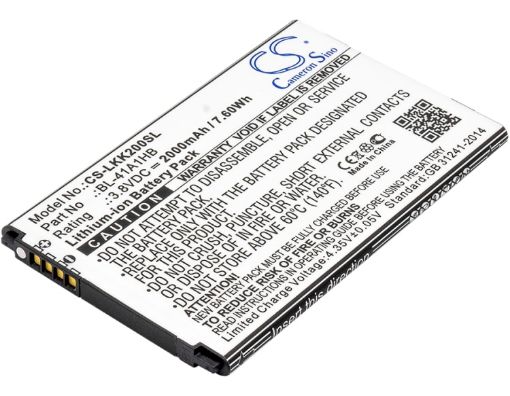 LG X1 X Style Tribute HD Battery BL-41A1HB EAC63319901 - 1