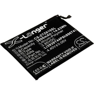 Zte Z610DL Blade Max View LTE Battery Li3939T44P8h896741 - 1