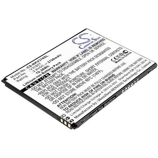 Nokia V3760T C2 Battery (p/n V3760T) Replacement - 1