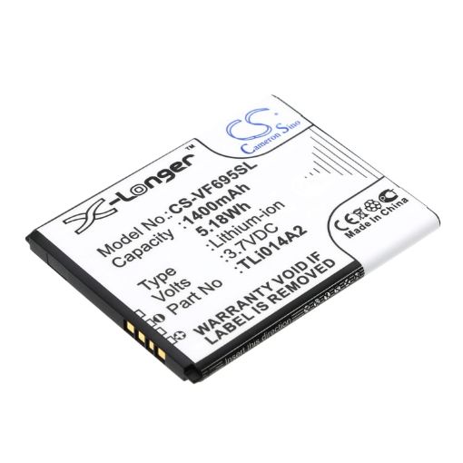 Battery for Vodafone VF-V695 VF-785 VF-575 Smart Mini First 6 785 TLi014A2 - 1