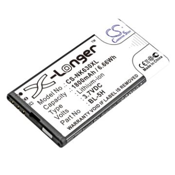 Nokia RM-975 Lumia 630 635 636 638 Dual SIM Battery BL-5H - 1