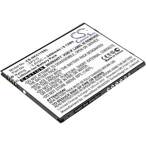 Nokia C1 Plus Battery SP210 Replacement - 1