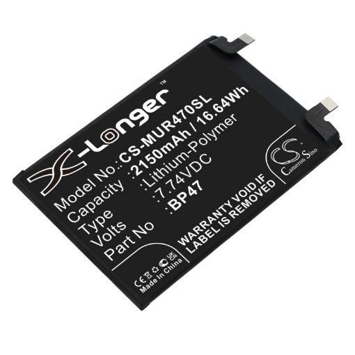 Battery for Xiaomi Redmi Note 11 Pro+ 5G/Hypercharge BP47 - 1