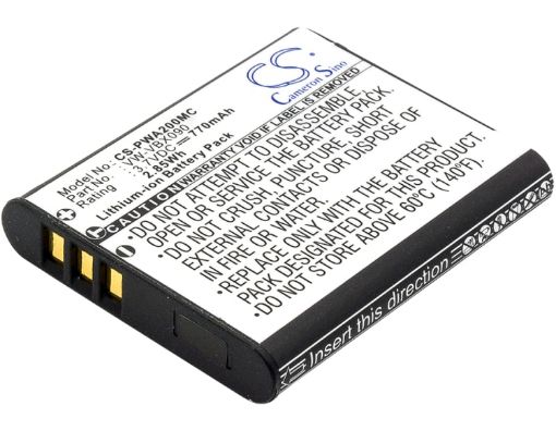 Battery for Panasonic WA20 WA2 HX-WA3 WA30 (VW-VBX090 VW-VBX090E) - 1