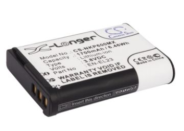 Nikon Coolpix S810c P900s P900 P610s P610 P600 Battery EN-EL23 - 1