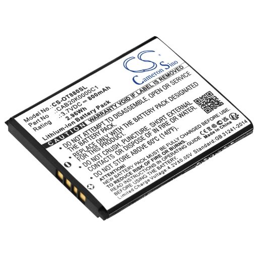Tracfone The Big Easy Flip OT-A392G A392 Battery Replacement - 1