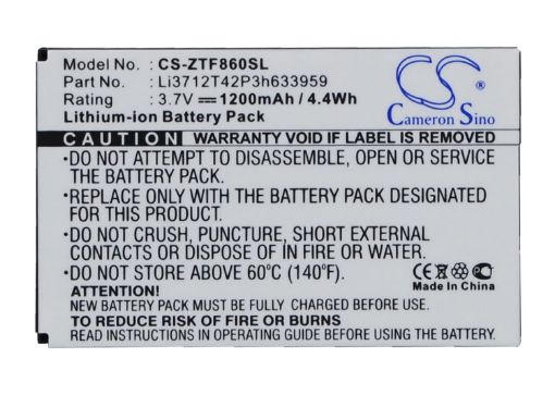 Battery for Telstra I909 E700 F860 F868 F866 Li3712T42P3h633959 - 1