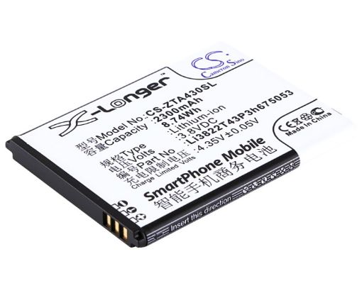 Zte Blade Q Lux 4G LTE Battery Li3822T43P3h675053 Dual SIM A430 - 1