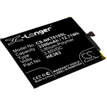 Nokia TA-1128 TA-1119 8.1 Battery (p/n HE362 HE363) - 1