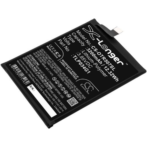 Alcatel OT-5007S Battery TLP034G1 Replacement - 1