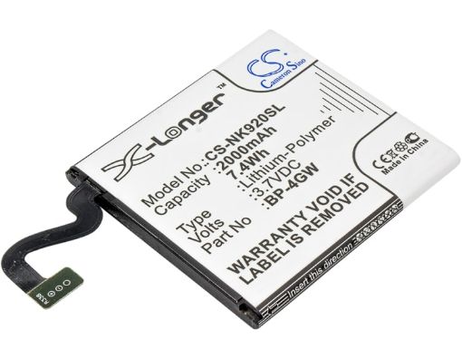 Nokia Lumia 920/920T 4G Battery (BP-4GW) Replacement - 1