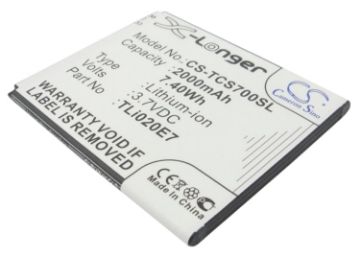 Tcl S700T J620 Battery TLi020B2 TLi020D2 Replacement - 1