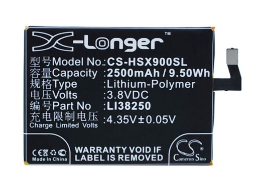 Hisense X9T X5T HS-X5T Battery (p/n LI38250) Replacement - 1