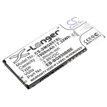 Samsung Galaxy Alpha Battery EB-BG850BBC/BBE SM-S801 G850T/F/A/9v/8S/8 LTE-A - 1