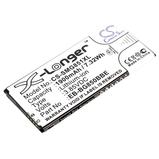 Samsung Galaxy Alpha Battery EB-BG850BBC/BBE SM-S801 G850T/F/A/9v/8S/8 LTE-A - 1