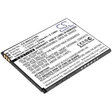 Wiko Life C210 Battery (p/n C210AEBATT) Replacement - 1