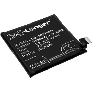 Oppo Find X Premium/Lamborghini Battery BLP675 PAFT10 CPH1875/1871 - 1