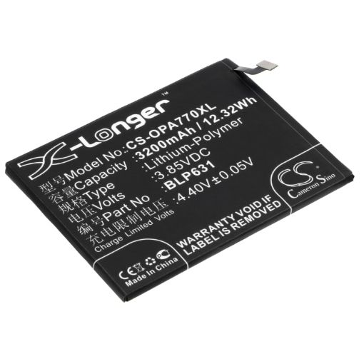 Oppo F5 Youth & F1s Battery BLP631 Dual SIM LTE Replacement - 1