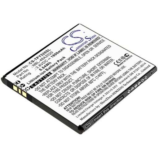 Neffos Y5L Battery NBL-46A2020 Replacement - 1