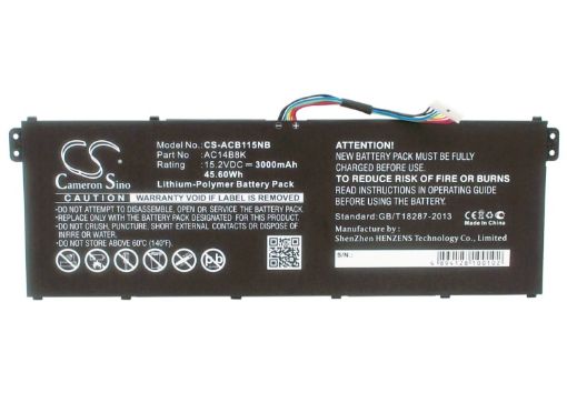 Acer TravelMate X349-M/G2-M Battery AC011353 AC14A8K - 1