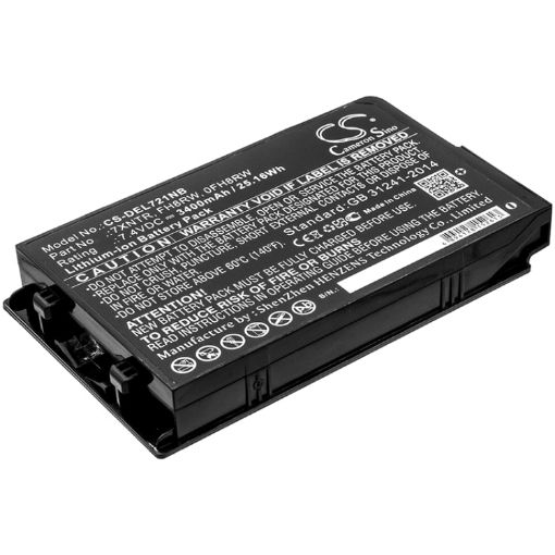 Dell Latitude 7212 7202 Rugged Tablet Battery 0FH8RW 451-BCDH - 1