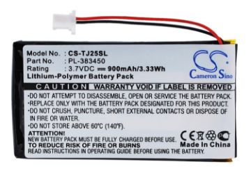 Sony Clie PEG-TJ35/TJ25 Battery (p/n PL-383450) - 1