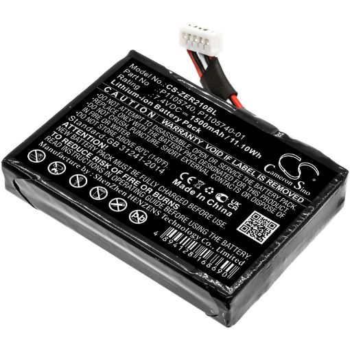 Battery for Zebra ZQ220 ZQ210 ZQ200 (P/N P1105740-01) - 1