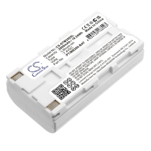 Sato S4500 S3750 S2500 S1500T-DT Battery PT/MB200-BAT - 1