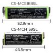 Moser Easy Style 1881 ChroMini 1591 Battery (p/n 1590-7291) - 4