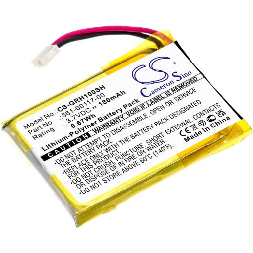 Battery for Garmin Forerunner 35, Approach X40, S20, S10 (361-00117-00) - 1