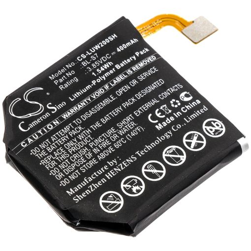LG Watch Urbane 2nd Edition LTE W280A W280 W200 Battery BL-S7 - 1