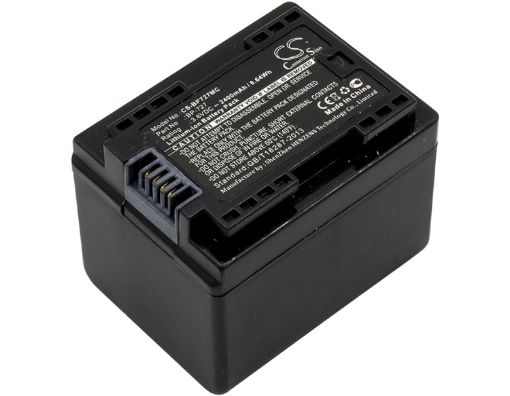Canon VIXIA HF R800 R32 R300 M56 M52 M500 Battery BP-727 - 1