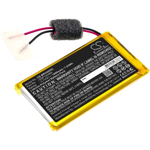 Braven 405 Battery (p/n GSP103465) Replacement - 1