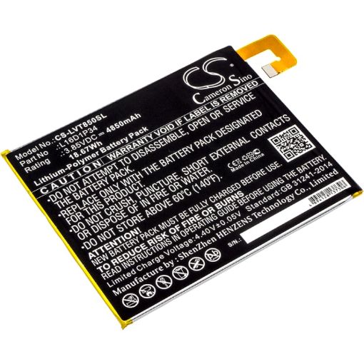 Lenovo ZA2B0009US TAB4 8 Plus Battery L16D1P34 TB-8704x TB-8504X - 1