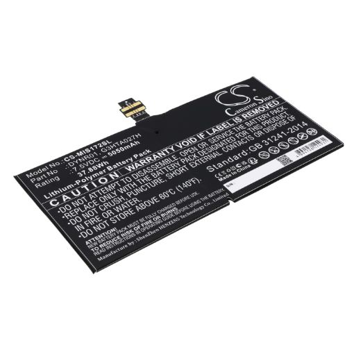 Surface Pro 4 1724 Battery DYNR01 G3HTA027H Replacement - 1