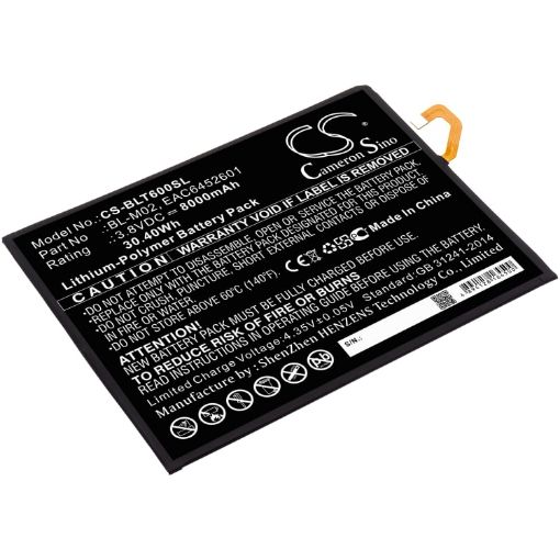LG G Pad 5 10.1 Battery BL-M02 EAC6452601 LM-T600 Series - 1