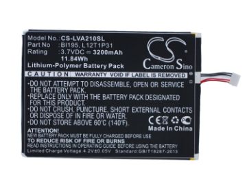Picture of Battery for Lenovo R6907 A2207 A2107 A2 (p/n BL195 L12T1P31)