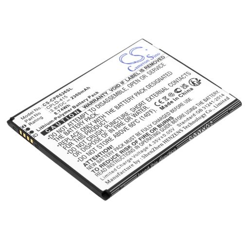 Coolpad Splatter Canvas Battery BTR3636AB CPLD-415 Replacement - 1