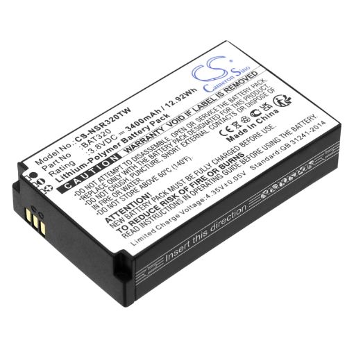 Inrico T320 T-298S Battery B-87C BAT320 Replacement - 1