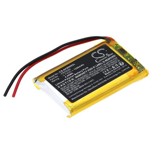 Akg N90Q Battery (P/N P803050) Replacement - 1