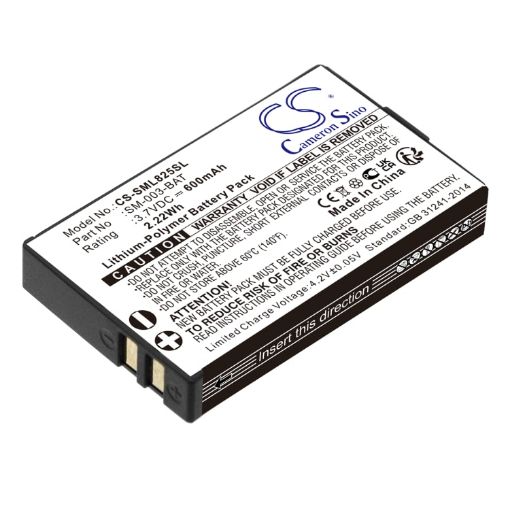 Simolio SM-905TV SM-829D2 SM-825D Pro Wireless TV Headset Battery - 1