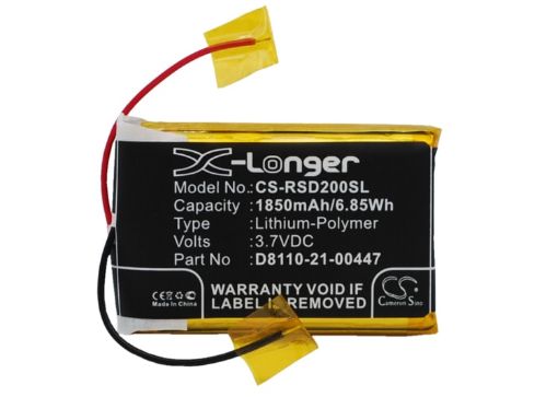 Roberts Sports Dab2 Battery (p/n D8110-21-00447) - 1