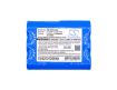 Battery for Dranetz DBPX108 DBPVFLEX DBPV500 (p/n 117009-G1) - 4