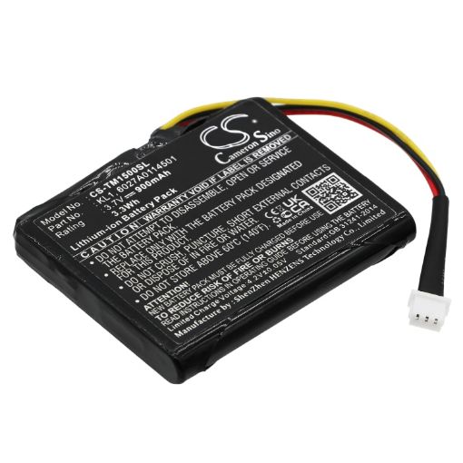 Battery for Tomtom VIA 1535T 1505T 1505M 1435TM 1405M 6027A0114501 - 1
