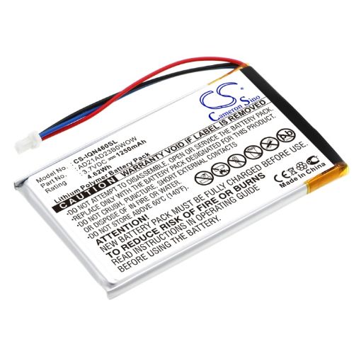 Battery for Garmin Nuvi 465T/465LTM/465 (p/n AD21AD23B0WOW) - 1