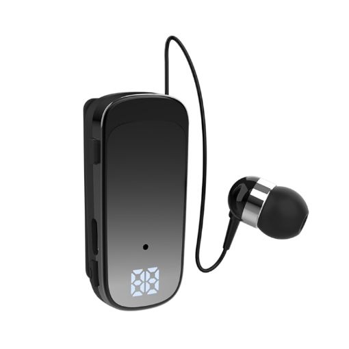 K65 Business Lavalier Bluetooth Earphone - Black - 1