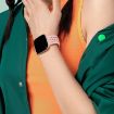 Fitbit Versa 2 Small Orange Silicone Watch Band - Breathable - 6